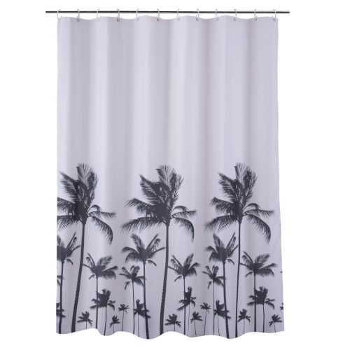 Zuhanyfüggöny - PALM TREE - Impregnált textil - 180 x 200 cm