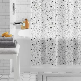   Zuhanyfüggöny - TERRAZZO - Impregnált textil - 180 x 200 cm