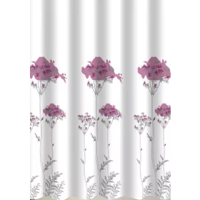   Zuhanyfüggöny - FLOWERS - Impregnált textil - 180 x 200 cm
