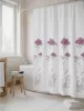 Zuhanyfüggöny - FLOWERS - Impregnált textil - 180 x 200 cm