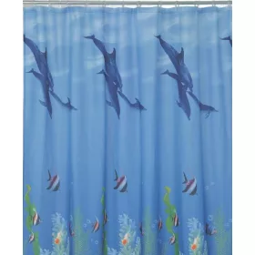  Zuhanyfüggöny - DOLPHIN - Impregnált textil - 180 x 200 cm