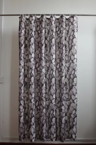 Zuhanyfüggöny - NEW STONE - Impregnált textil - 180 x 200 cm