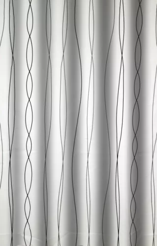 Zuhanyfüggöny - LINES - Impregnált textil - 180 x 200 cm