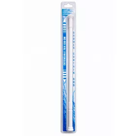   Zuhanyfüggönytartó-rúd - egyenes - állítható/ teleszkópos - fehér - 70-120 cm