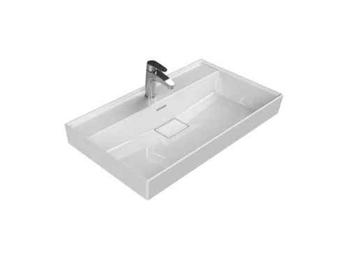 TMP SHARP 80 fali fürdőszobabútor - CeraStyle SHARP - 37300 mosdókagylóval - 80 x 48 cm