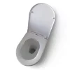 Eros ES OVAL - padlón álló WC - ülőkével komplett - perem nélküli öblítés - alsó/ hátsó kifolyású