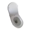 Eros ES OVAL - padlón álló WC - ülőkével komplett - perem nélküli öblítés - alsó/ hátsó kifolyású