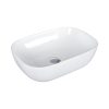 EROS SMILE 3 - PULTRA ültethető - Top Counter - porcelán mosdó - 46,5 x 32,5 x 13 cm