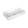 EROS SLIM 2 - PULTRA ültethető - Top Counter - porcelán mosdó - 61 x 35 x 11 cm