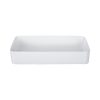 EROS SLIM 2 - PULTRA ültethető - Top Counter - porcelán mosdó - 61 x 35 x 11 cm