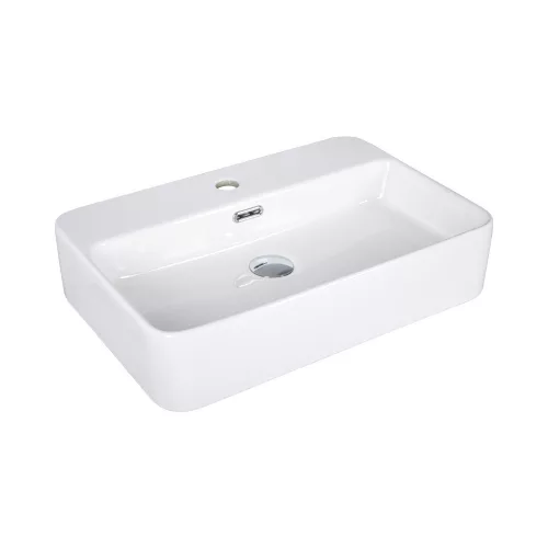Eros TRUST 2 - PULTRA ültethető - Top Counter - porcelán mosdó - 55 x 38 cm