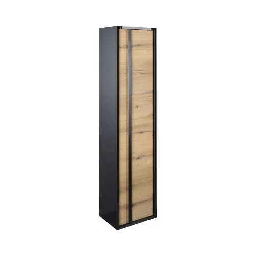 Piramida EURIDIKA OLIVA - FEKETE BETA fali fürdőszobai - ÁLLÓSZEKRÉNY - 35 x 150 x 30 cm