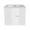 TMP MODENA 60 fali függesztett fürdőszobabútor - SKY E-8099-60 porcelán mosdóval - 61 x 46 x 52 cm