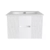 TMP MODENA 75 fali függesztett fürdőszobabútor - SKY E-8099-75 porcelán mosdóval - 75 x 46 x 55 cm