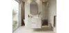 TMP MODENA 75 fali függesztett fürdőszobabútor - SKY E-8099-75 porcelán mosdóval - 75 x 46 x 55 cm