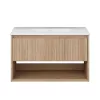 TMP SLIM STRIPE 75 fali függesztett fürdőszobabútor - SKY E-8099-75 porcelán mosdóval - 75 x 46 cm