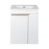 TMP VISION LONG 60 fali függesztett fürdőszobai bútor - SKY E-8099-60 mosdóval- 61 x 46 x 74 cm