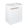 TMP VISION LONG 60 fali függesztett fürdőszobai bútor - SKY E-8099-60 mosdóval- 61 x 46 x 74 cm