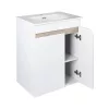 TMP VISION LONG 60 fali függesztett fürdőszobai bútor - SKY E-8099-60 mosdóval- 61 x 46 x 74 cm
