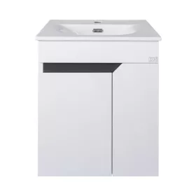   TMP VISION 50 fali függesztett fürdőszobai bútor - SKY 3 E-8099-50 porcelán mosdóval - 51 x 40 cm
