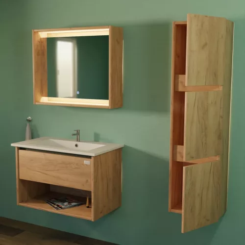 TMP NORD CRAFT fali függesztett ÁLLÓSZEKRÉNY - 150 x 38 cm