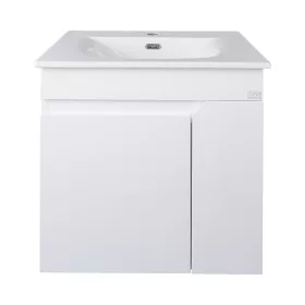   TMP VISION 60 fali függesztett fürdőszobai bútor - SKY E-8099-60 porcelán mosdóval - 61 x 46 x 56 cm