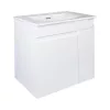 TMP VISION 60 fali függesztett fürdőszobai bútor - SKY E-8099-60 porcelán mosdóval - 61 x 46 x 56 cm