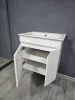 TMP VISION 60 fali függesztett fürdőszobai bútor - SKY E-8099-60 porcelán mosdóval - 61 x 46 x 56 cm