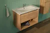 TMP NORD CRAFT 60 fali függesztett fürdőszobabútor - SKY E-8099-60 porcelán mosdóval- 61 x 46 cm