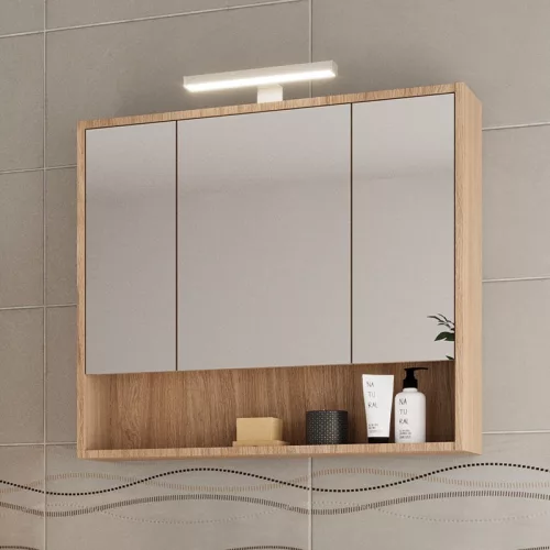 TMP SLIM STRIPE tükrös szekrény - 75 x 65 cm