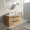 TMP VOX 80 GOLD CRAFT - fali fürdőszobabútor - NewArc 504080 porcelán mosdóval - 80 x 45 x 46 cm