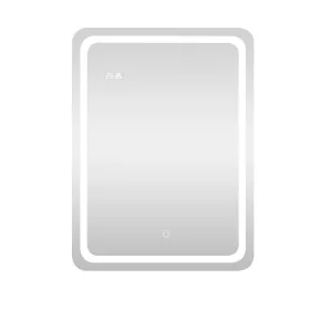   Viva AURA fürdőszoba tükör - érintőkapcsolós - páramenetesítős - órával - LED - ÁLLÓ - 60 x 80 cm