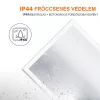 Viva AURA fürdőszoba tükör - érintőkapcsolós - páramenetesítős - órával - LED - ÁLLÓ - 60 x 80 cm