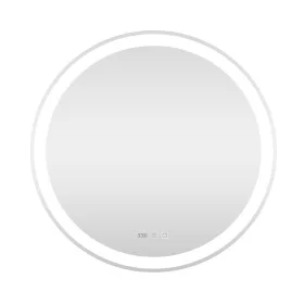   Viva AURA fürdőszoba tükör - érintőkapcsolós - páramenetesítős - órával - LED - KEREK - átmérő 60cm