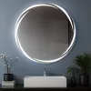 Viva AURA MOON fürdőszoba tükör - érintőkapcsolóval - AMBIENT LED - KEREK - átmérő 65 cm