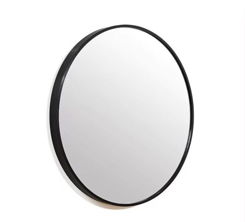 Viva AURA DELTA fürdőszoba tükör - érintőkapcsolóval - FEKETE - LED - KEREK- átmérő 60 cm