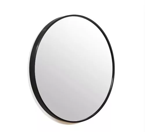 Viva AURA DELTA fürdőszoba tükör - érintésmentes kapcsoló - FEKETE - LED - KEREK - átmérő 60 cm
