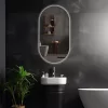 Viva AURA PINO 50 fürdőszoba tükör - érintésmentes - AMBIENT LED - OVÁLIS - ÁLLÓ - 50x90 cm