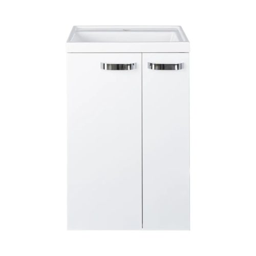 Piramida EURIDIKA 50L fali / álló fürdőszobabútor - műmárvány mosdóval - 50 x 75 x 38 cm