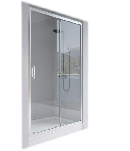 Vela Banyo KAYRA zuhany tolóajtó - 6 mm víztiszta vízlepergető üveggel - 100 x 200 cm