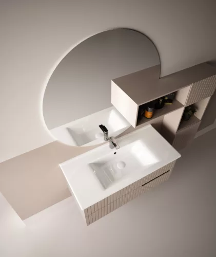 Sanovit ATRIA - porcelán mosdókagyló - 100 x 45,5 cm