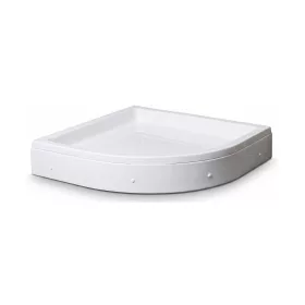   Favorit STEP zuhanytálca íves - szaniter akril - szifonnal - 80 x 80cm