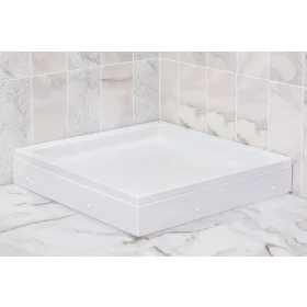   Favorit STEP zuhanytálca szögletes - szaniter akril - szifonnal - 90 x 90 cm