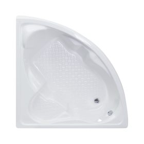   Favorit ARENA szaniter akril sarokkád - előlappal - állvánnyal - 140 x 140 cm