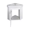 VivaStyle ARDA fali sarokszekrény CeraStyle ARDA porcelán sarokmosdóval 46 x 46 cm - BALOS