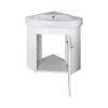 VivaStyle ARDA fali sarokszekrény CeraStyle ARDA porcelán sarokmosdóval 46 x 46 cm - JOBBOS