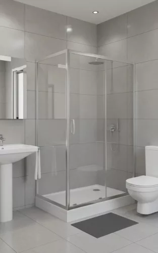 Viva AQUA TISA - ASZIMMETRIKUS zuhanykabin - 6 mm víztiszta vízlepergető üveg - 80 x 100 x 200 cm