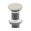 Klikk - klakk leeresztő - MATT BÉZS - porcelán- túlfolyó NÉLKÜLI mosdókagylóhoz- 5/4"- Ø 73 mm