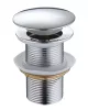 Klikk - klakk leeresztő - KEREK - KRÓM - túlfolyó NÉLKÜLI modókagylóhoz 5/4" - Ø 67 mm