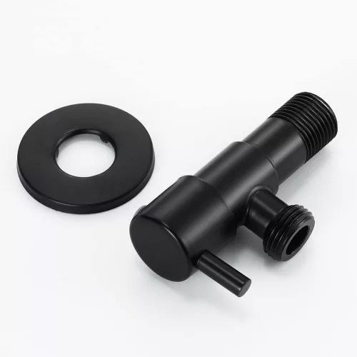 Caldo Freddo - sarokszelep - FEKETE - kerámiabetétes - 1/2 " - 3/8"
